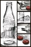 Bouteille de Coca Cola publicité Laminated Poster