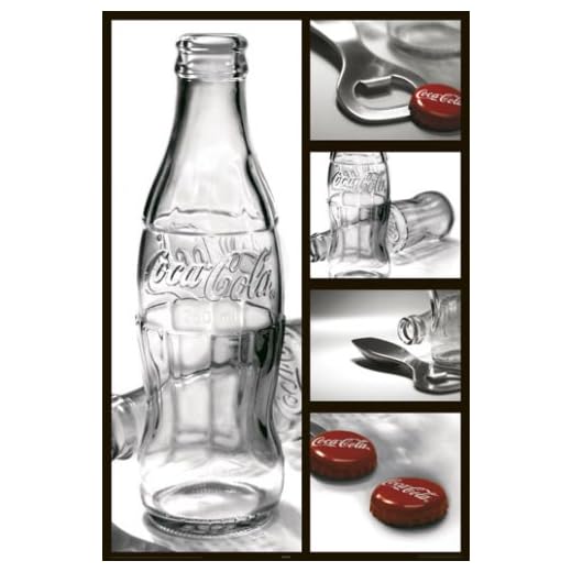 Botella publicitaria Coca Cola – Póster
