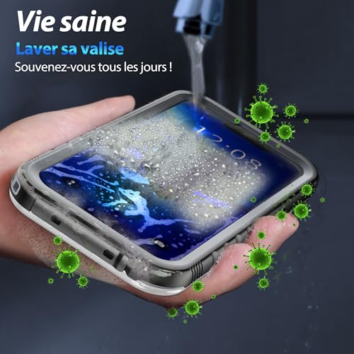 Coque rigide iPhone 13 Pro militaire transparente haut de gamme - 4