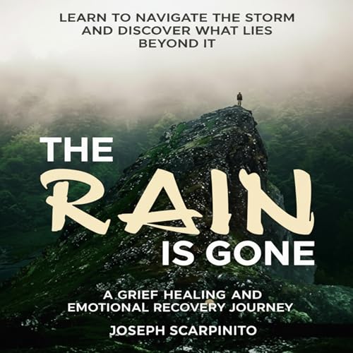 Page de couverture de The Rain Is Gone: A Grief Healing and Emotional Recovery Journey