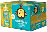 Sir Bananas Monkey Mates, Bananamilk, 8 oz (12 ct), Low Fat Milk with Real Bananas in Individual, Single Serve Milk Box Cartons Ready to Drink, with 8 Grams of Protein