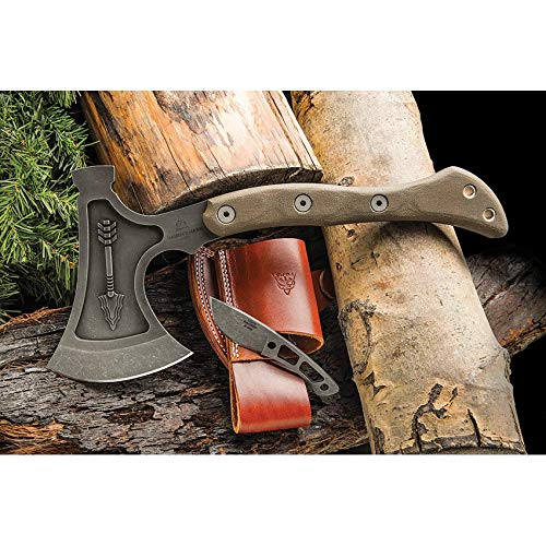 TOPS Knives Hammer Hawk Axe HAMH-01 with Backup Knife TBKP-01