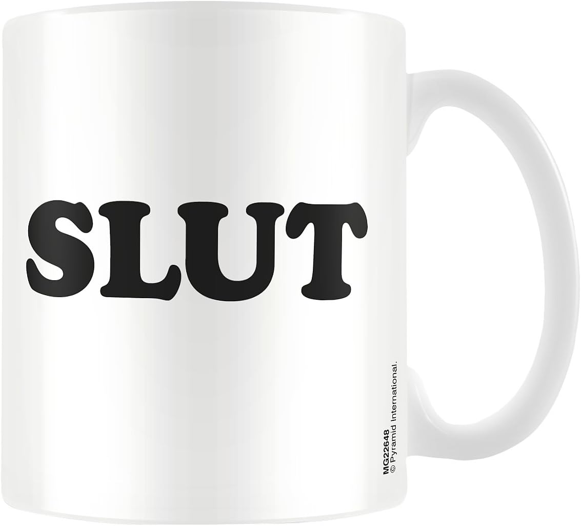 Hot Slut Pyramid International Official Boxed Ceramic Coffee/Tea Mug, Multi-Colour, 11 oz/315 ml