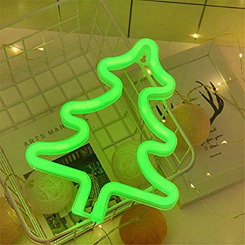 Image of LED neon light sign moon star heart night light for kids room Christmas romantic wall art