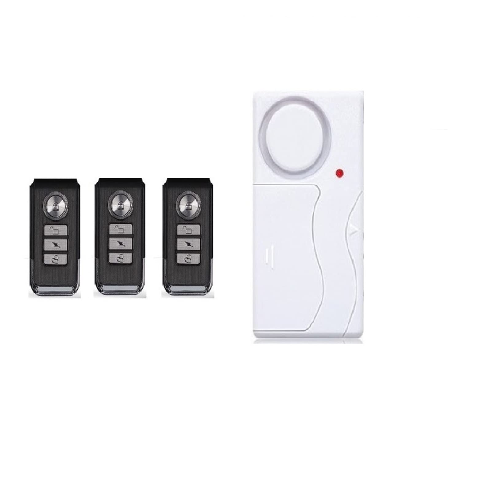 Puerta Ventana Entrada Seguridad ABS Control Remoto inalámbrico Alarma antirrobo Sensor magnético de Alerta Puerta Kit protección for el hogar(K)