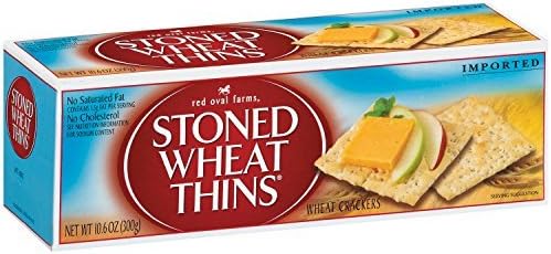 Red Oval Farms, Stoned Wheat Thins, 10.6oz Box (Pack of 4)