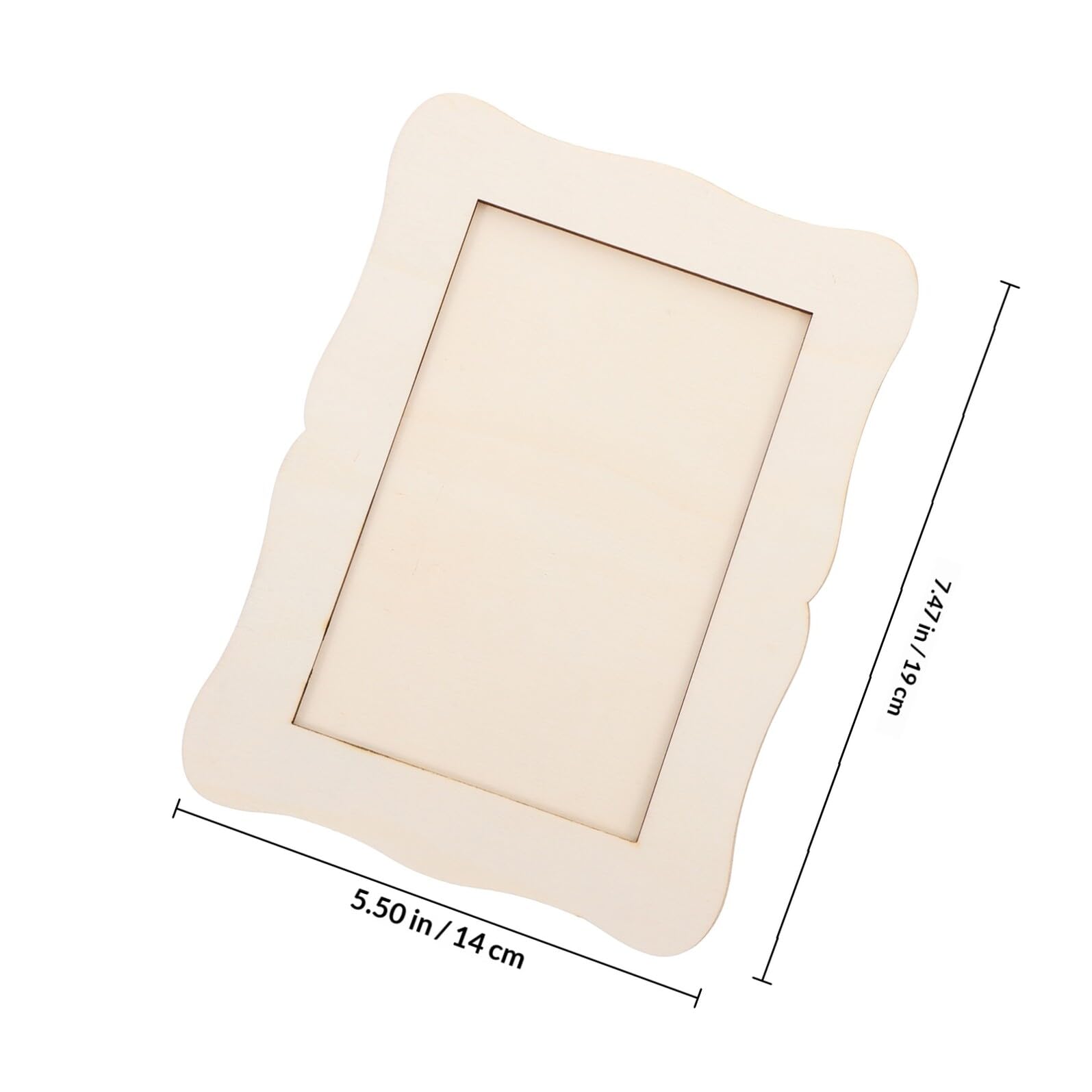 BESTYASH Set di 15 Cornici Artigianali in Legno per Foto da Tavolo, Kit Fai da Te per Decorazioni Rustiche e Attività Creative per Ragazzo Ragazza e Ragazzi
