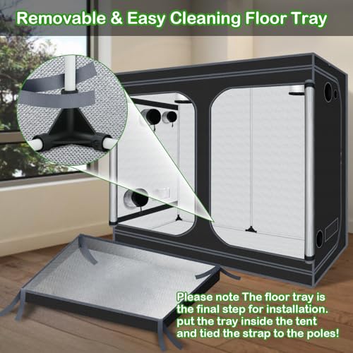 Image of 8x4 Grow Tents 96 inchx48 inchx78 inch High Reflective Grow Tent Indoor