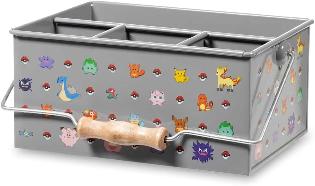Pokémon Center Block Art Party Metal Table Caddy Centerpiece