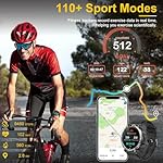 Smart Watches for Men Answer/Make Calls, 1.52" Military Smart Watch for Android iPhone, Fitness Watch with 24/7 Heart Rate/BP/Sleep Tracker, 118 Sports Modes, 5ATM Waterproof Rugged Smartwatch - Image 3