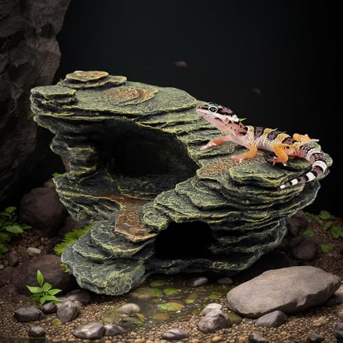 relaqcc Turtle Basking Platform Shale Scape Step Ledge, Reptile Ladder Resting Terrace Aquarium Decor, Great for Reptiles, Amphibians, Frogs, Small Turtle by relaqcc - Used condition - Image 7