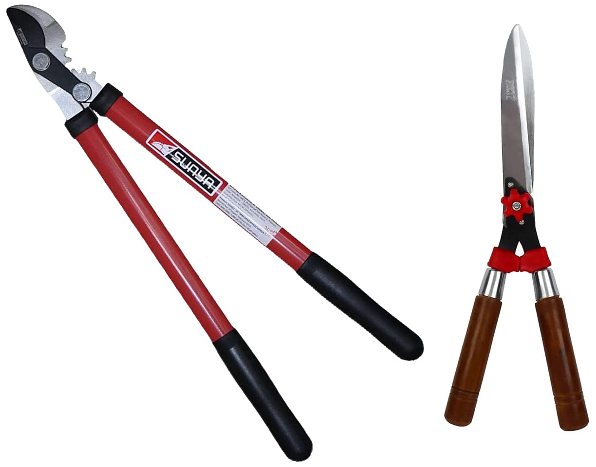 Kraft Seeds Sunya Bypass Action Gear Lopper Effort Less Cutting Branches Professional Bypass Lopper 21 Inch & Gate Garden Hedge Shears/Cutter Comfort Grip Wooden Handles, Heavy Duty Soft Grip (B09SG53ZBD) Amazon Price History, Amazon Price Tracker