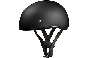 Daytona Helmets Half Skull Cap Motorcycle Helmet