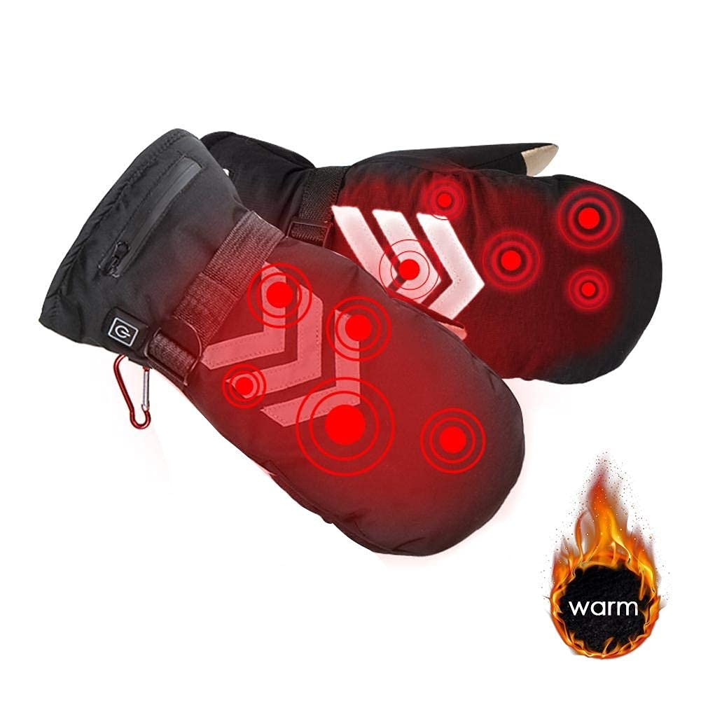 Guanti Adulti Unisex Guanti Ricaricabili Riscaldamento Elettrico Guanti Litherium Batteria Al Litio Guanti Riscaldati per Inverno Campeggio All'Aperto Escursionismo Skiking Pescatrice da Sci