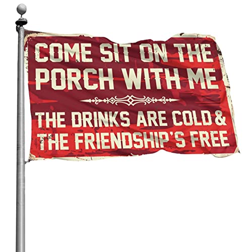 Drapeau de jardin amusant grand format 152x244 cm et bannière murale pour porche COTECI