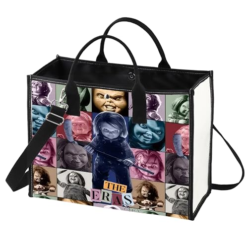 Sac fourre-tout Chucky en toile solide anti-déchirure pour fans