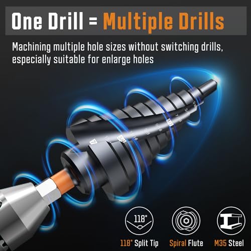 SS Shovan Cobalt Step Drill Bit Set