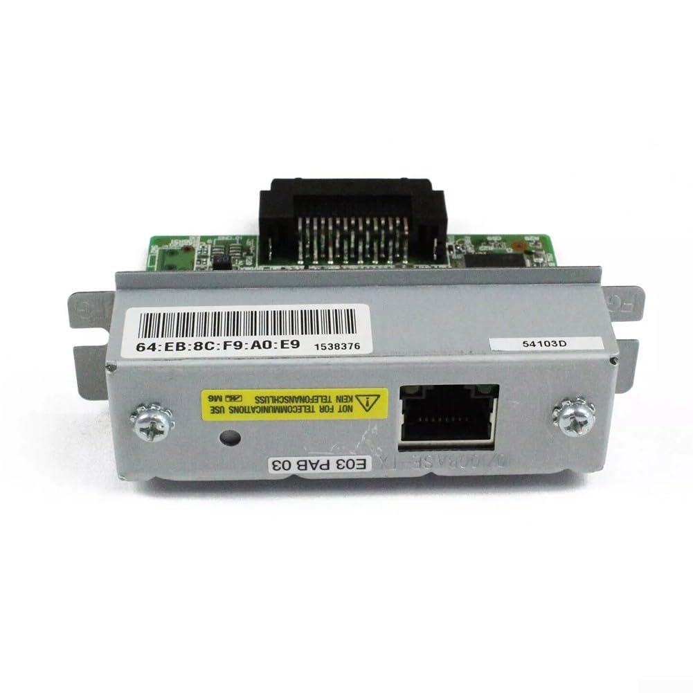 Modulo di interfaccia Ethernet UB-E03 C32C824541 Server di stampa per TM-T88V T88VI T70II TM-U220B T81 T82II T90 T86L 10 100Mbps scheda di rete