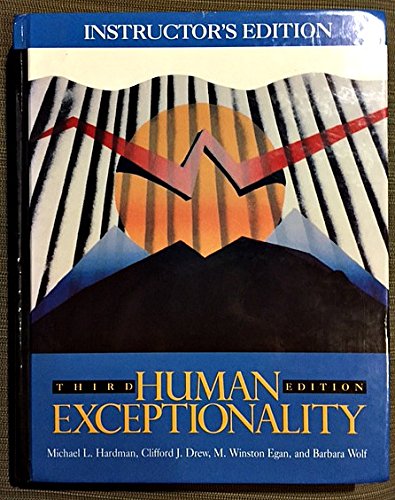 Human exceptionality: Society, school, and family 0205123732 Book Cover