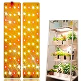 EWITTTI Pflanzenlampe LED, Pflanzenlicht, 158 LEDs Pflanzenleuchte 3500K 6000K 660nm Wachsen licht Vollspektrum für Zimmerpflanzen mit Zeitschaltuhr, 10 Arten von Helligkeit (2PCS)