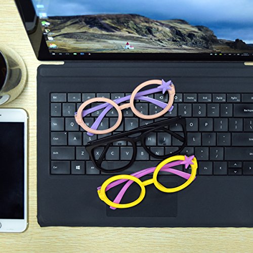 serbon Children Stylish Cute Glasses Frame Without Lenses Pack of 34