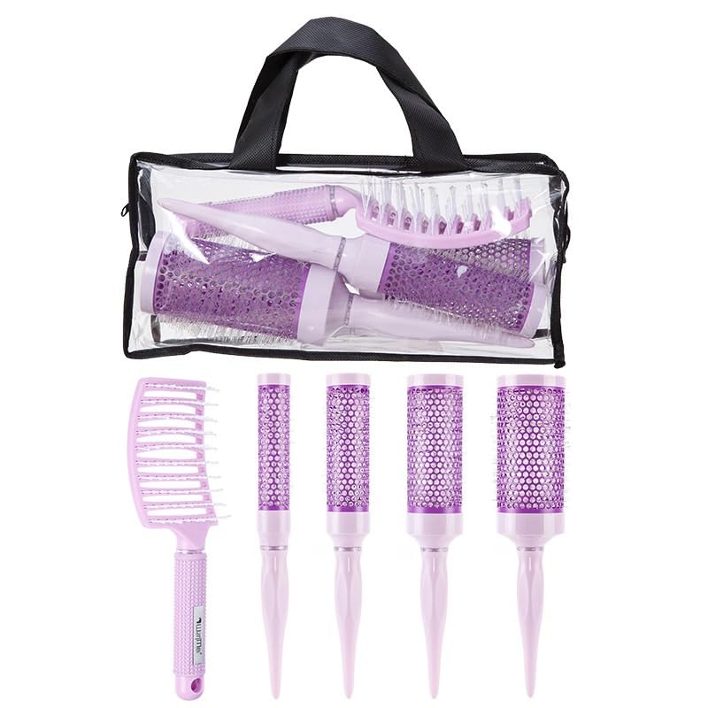 Air Cushion Hair Styling Set for Creating Voluminous Smooth With Board Shaped Comb