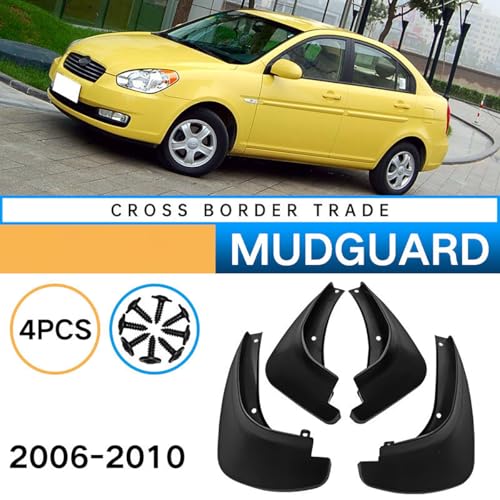Garde boue anti-projections Hyundai Accent 2006-2010 protection intégrale - 4