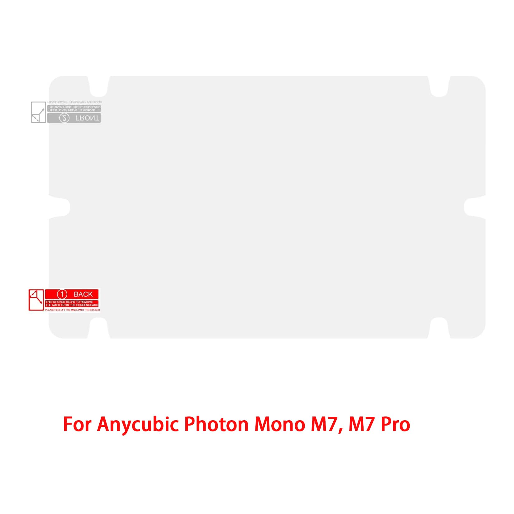 Anycubic Screen protector voor de Photon Mono X2 (5 stuks) Anycubic3D .nl