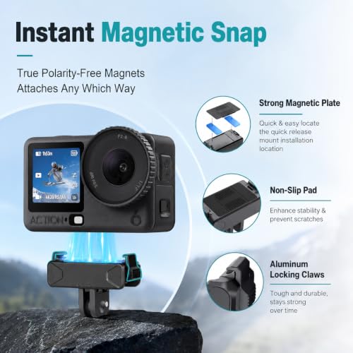 Image of ZORBES Quick Release Mount Adapter for Osmo Action 6 Nano 1 /4 Thread Mount
