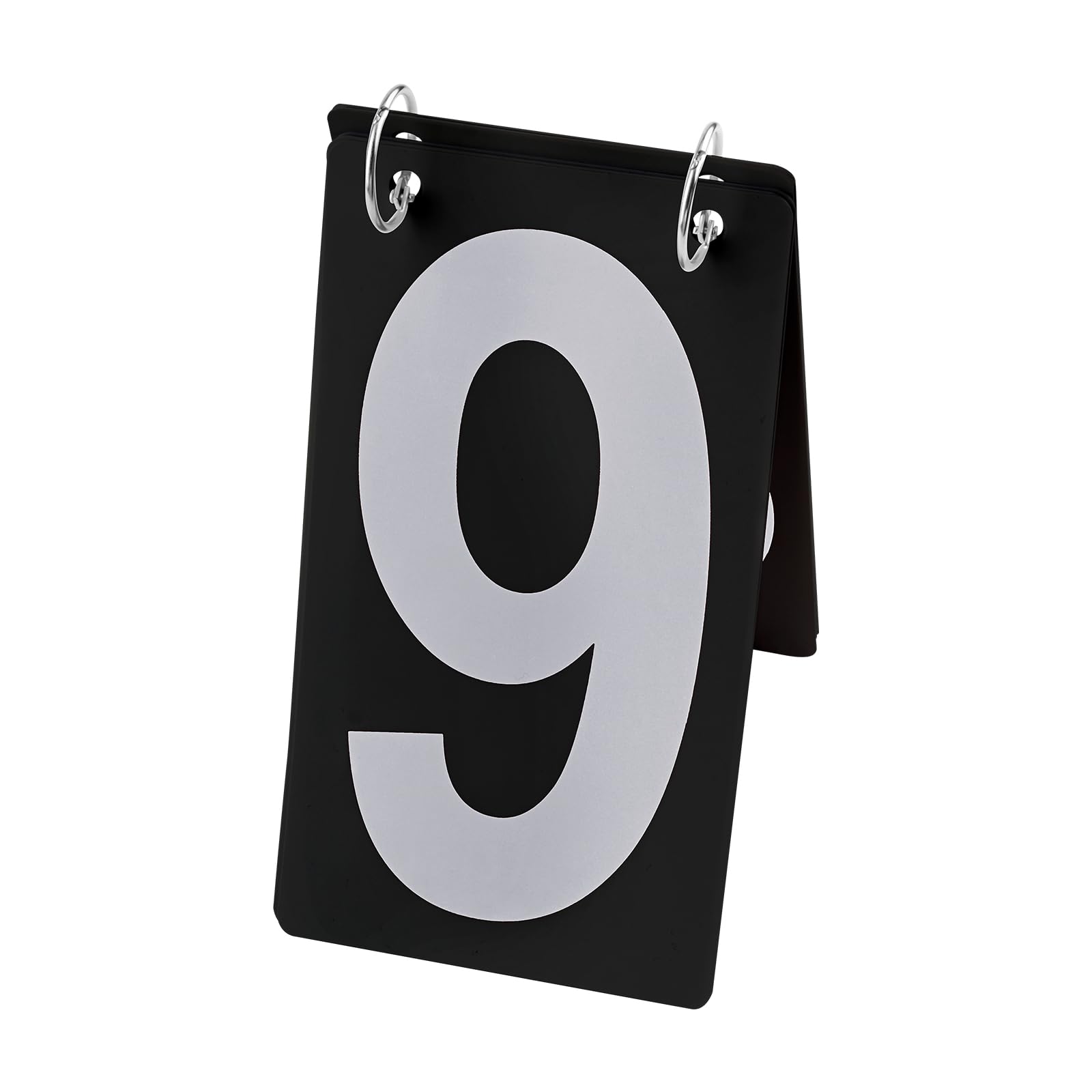 GOGO Plastic Score Number Card, 4 x 7 Inch, Double Sides White Number 0-9, Price/Set