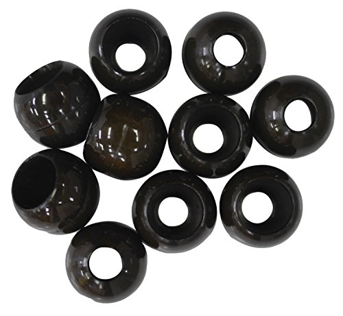 NASKA プラループエンド 15mm 10個入り Col.48 焦茶 P-15