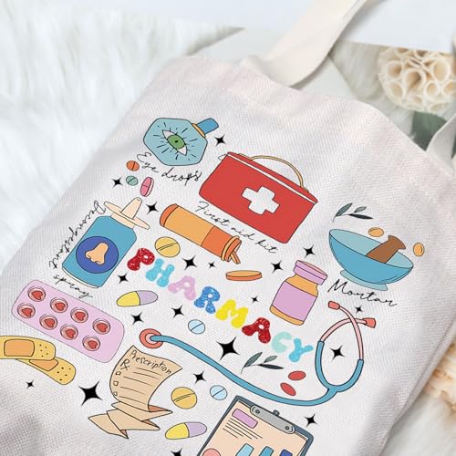 Bolsa tote de lona para farmacéutico miniatura 5