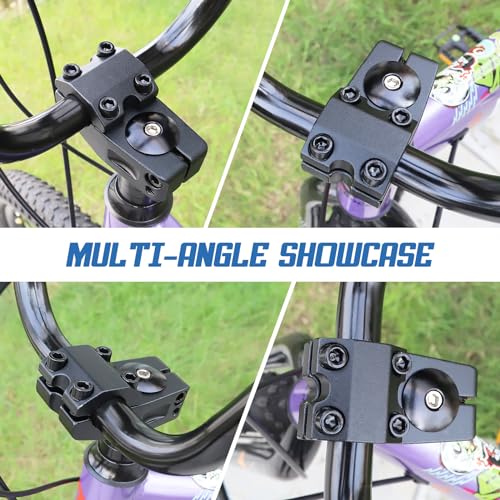 MAKELEN Bike Stem for BMX Bike Aluminum Alloy Fixed Gear Bicycle Stem Matte Black