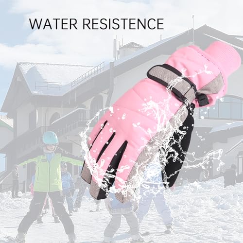 XTACER Kids Ski Snow Gloves Snowboard Winter Warm Cold Weather Gloves for Boys Girls Children - Image 5