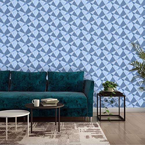 See full amazon price history chart for Asian Paints Ruby Blue Geometric Design |Non-Adhesive Wallpapers - FE2093| Luxurious & Attractive Wallcovering for Home |Dimensions-(53cm x 950cm)| (54 sq. ft. per roll) Asian Paints Ruby Blue Geometric Design |Non-Adhesive Wallpapers - FE2093| Luxurious & Attractive Wallcovering for Home |Dimensions-(53cm x 950cm)| (54 sq. ft. per roll) (B0C4LRDDGM) Amazon Price History, Amazon Price Tracker