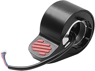 Acelerador de scooter eléctrico Juego de freno y acelerador con botón for dedo for patinete eléctrico compatible con ES1/ES2/ES3/ES4, pieza de repuesto, color rojo, verde, azul y gris Acelerador de sc