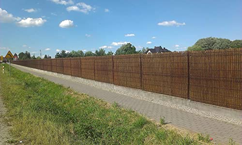 Ogrodzenia Wiklinowe Weidenmatte - Balkon Sichtschutz - Zaun Garten aus Holz - Sichtschutz Garten - Windschutz & Sonnenschutz - Schattenspender – Bild 3