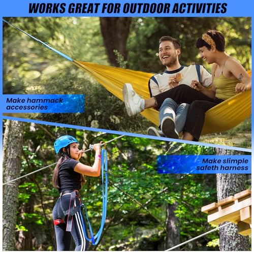 Capark 18Mm Nylon Climbing Slings Runners 23 Kn Strong Webbing Straps For Rock Climbing thumb #4