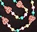 Chocolate Buddha Bead Necklace Mardi Gras Party
