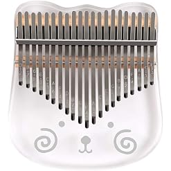 Mini Doigt Kalimba Pouce Piano 21 Touches Mignon Transparent Pouce Piano Kalimba Acrylique Matériel, avec Boîte Portable… - Les Beatles, Paul McCartney, John Lennon, RIngo Starr, George Harrison