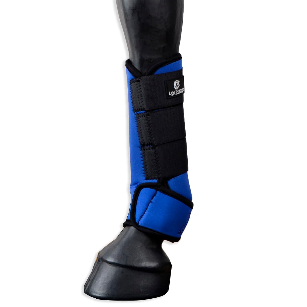 Protector Softopren , set de un par | Talla M | Color Azul Cyan | Equipamiento para el caballo | Producto de Guarnicionería | Tradición artesana | Los Nietos