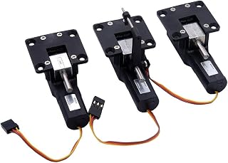 Electric Landing Gear, RC Model Airplane 3.5KG 40g Main Nose Servoless Electric Retractable Landing Gear Steering JR Plug for RC Fixed-Wing Model Airplane Plane Accessories Parts (Color : 2