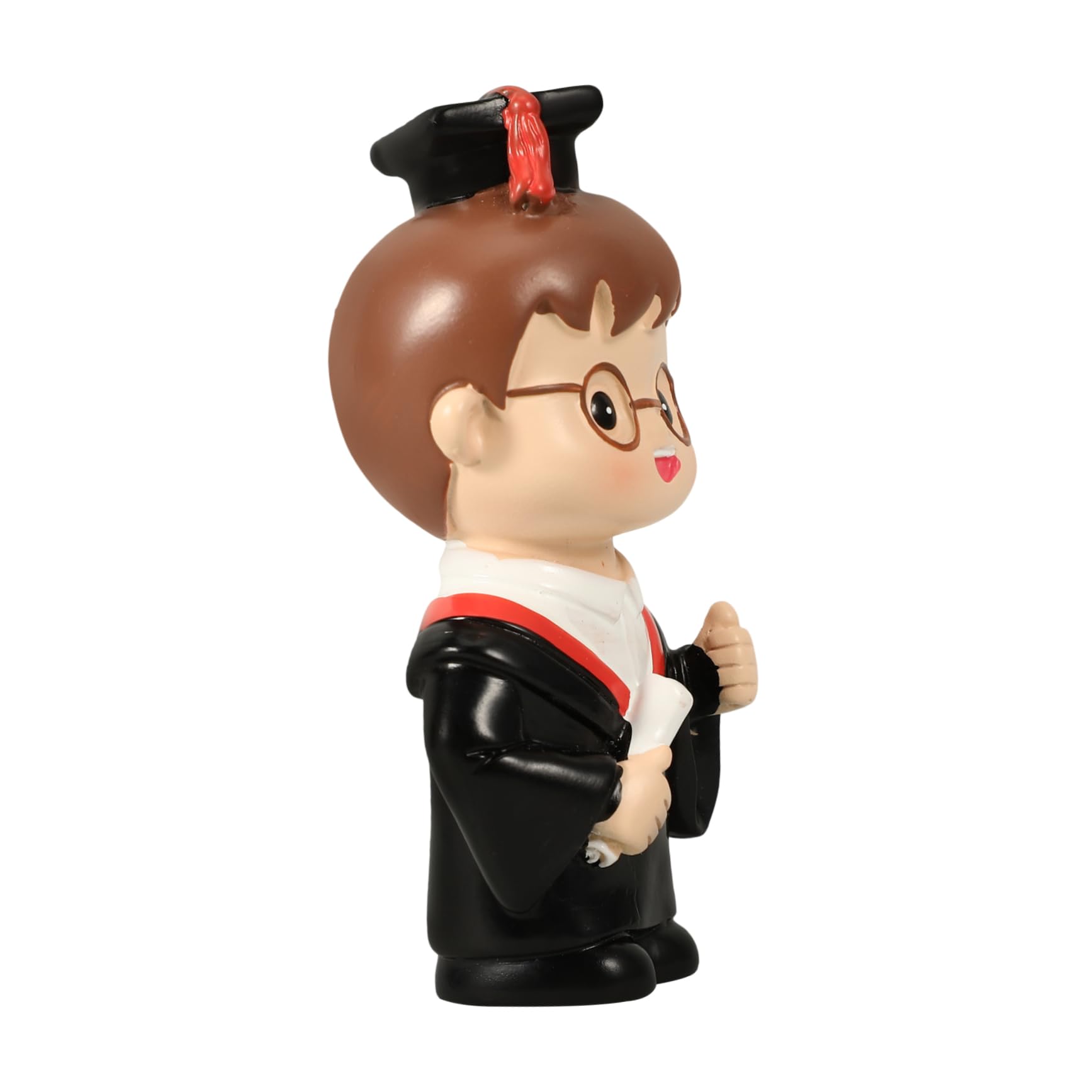 DECHOUS 4pièces Décoration De Gâteau De De Ornement Résine Pour Fête De Graduation Figurine De Médecin Mignon Pour Gâteau Et Dessert Accessoire De Fête De Graduation
