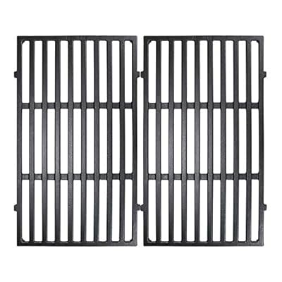 Utheer 7637 Cast Iron Cooking Grid Grate 17.5 x 10.2 Inch for Weber 46010074 Spirit 200 E210 S210 Series Gas Grills, Grill Replacement Parts for Weber 7637 Gas Grills with Front-Mounted Control Panels