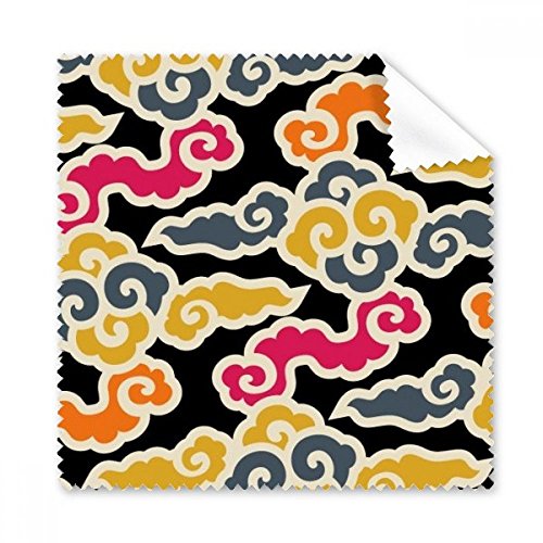 Chiffon lunettes motif nuages d'augure style Asie pour l'entretien des écrans délicats