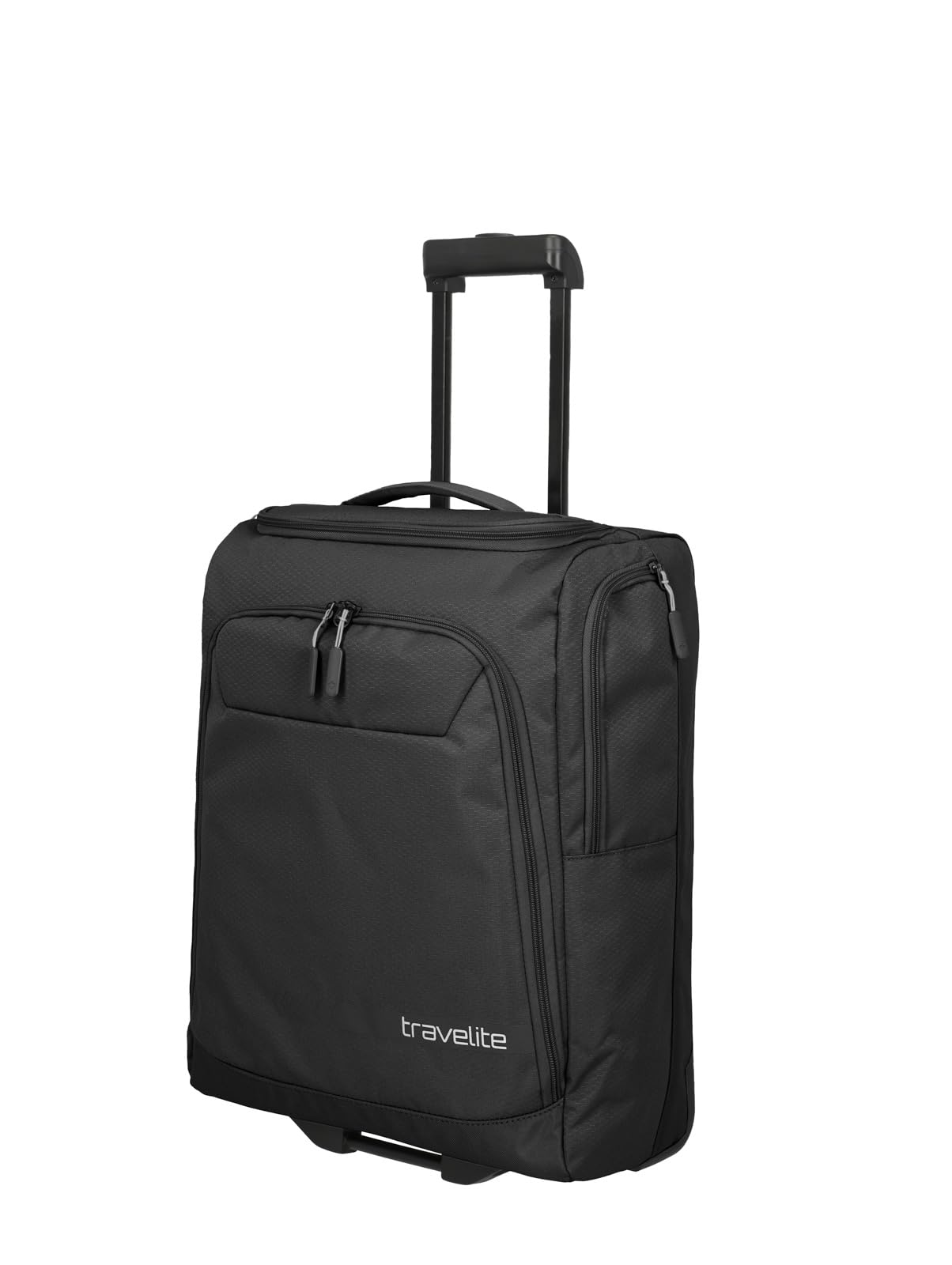 travelite trolley da viaggio con ruote piccolo, KICK OFF, pratico bagaglio a mano trolley per vacanze e sport, 55 cm, 44 litri
