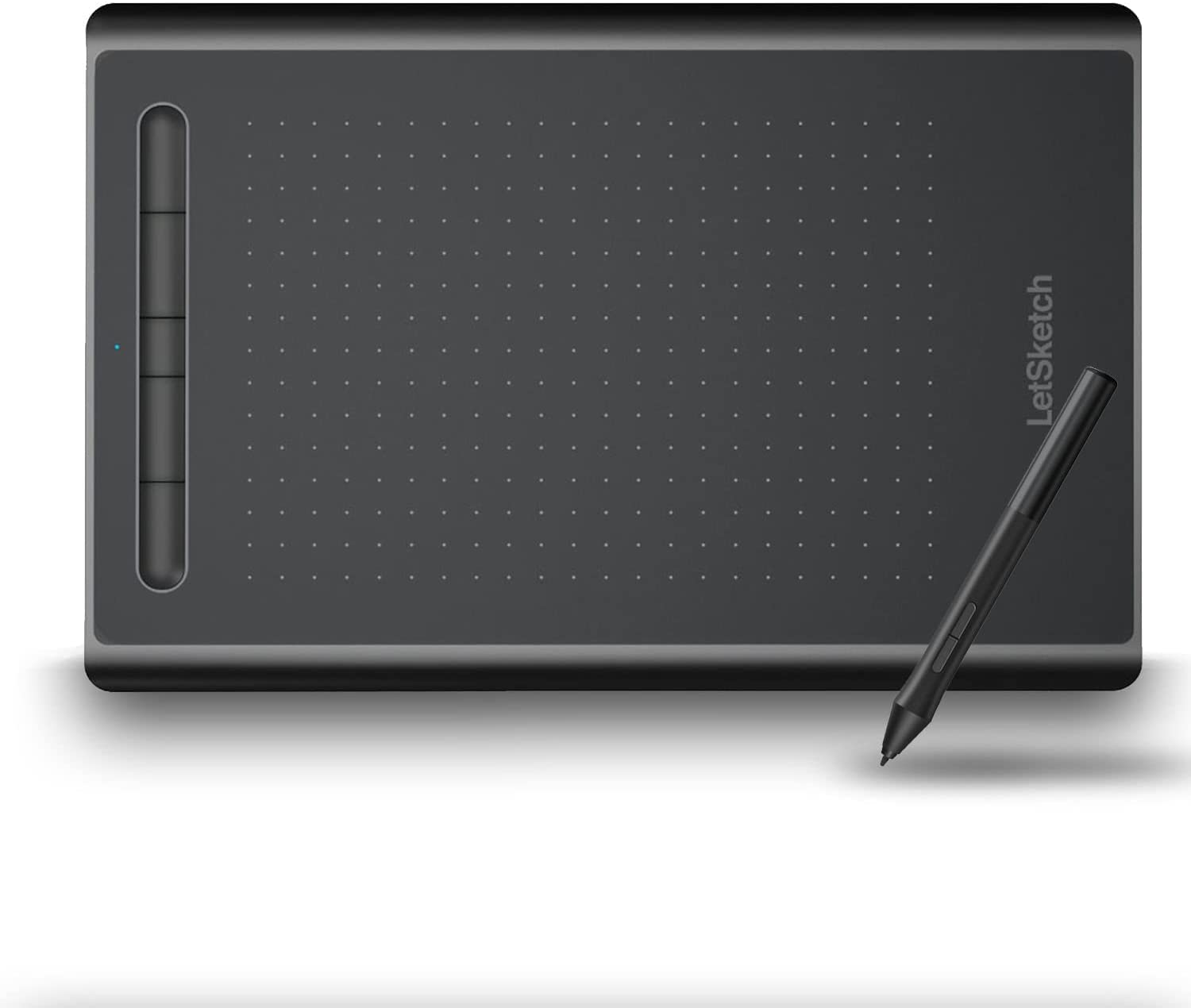 LetSketch 9625 Graphics Drawing Tablet, 8.25 x 5.5 Inches Digital Tablet with 8192 Battery-free Pen & 5 Hotkeys, Compatible with Windows/Mac OS/Android