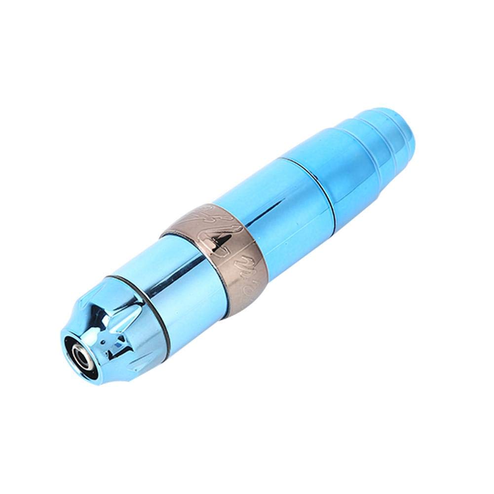Tattoo Pen Tattoo Machine Professional Strong Motor Electric Tattoo Pen Machine Tattoo Artists Tool RCA Interface Tattoo Supplies for Tattoo Supplies Tattoo Beginners(Blue)