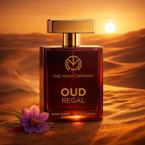 Image of THE MAN COMPANY OUD REGAL Perfume for Man | Long Lasting Bold Oud Perfume | Luxury EDP Fragrance with Saffron & Patchouli | Gift for Him | 100 ml | Anniversary fragrance gift | Valentine Gift Set For Man |