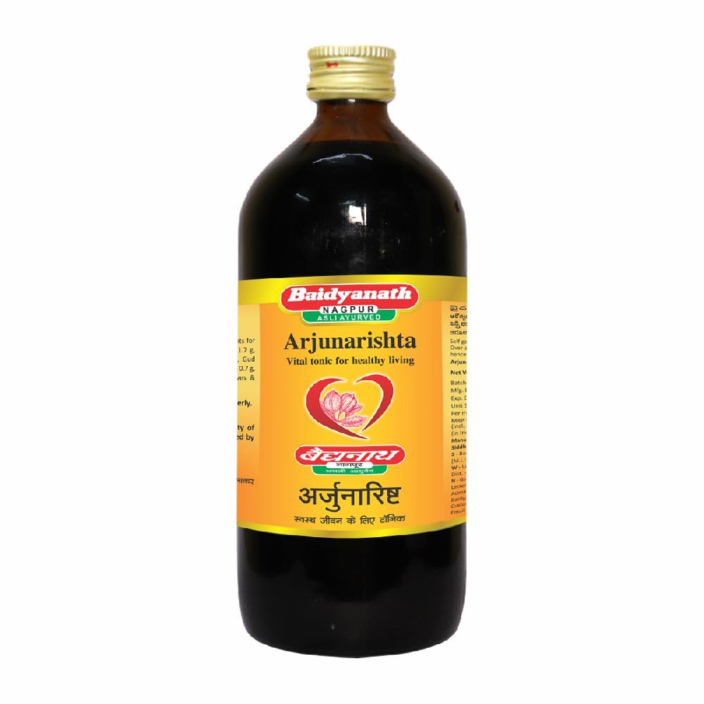 Baidyanath Arjunarishta, Natural Arjuna tvak, Draksa, Madhuka, Dhataki, GUda,Asav Base, 680 ml Tonic,Pack of 1 (B08S8R94GR) Amazon Price History, Amazon Price Tracker